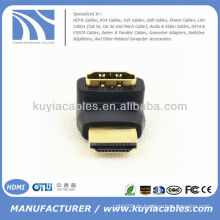 90 Grad Mini HDMI zum HDMI Adapter-Verbindungsstück Mann zu Frau
